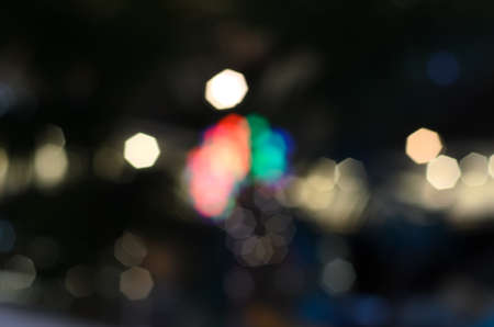 Elegant abstract background with bokeh lights and starsの写真素材