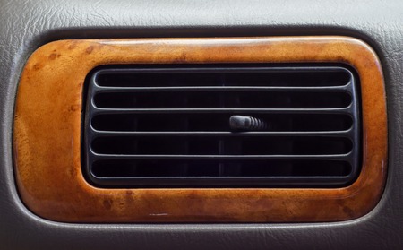 Air conditioner button pad in a car