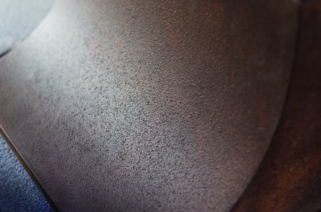 Depth of field close up focus of metal low key texture.の写真素材