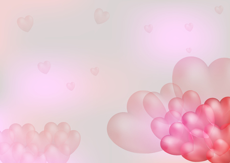 Heart background.のイラスト素材