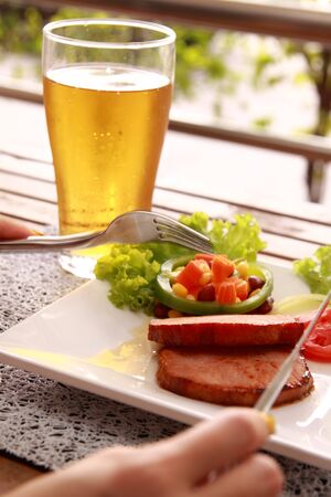 Breakfast Thai modern.の写真素材