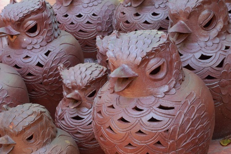 Owl Ceramic の写真素材