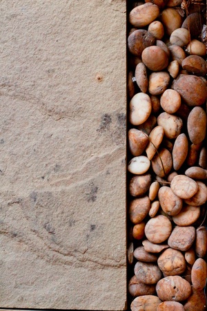 Pathway stone to woodの写真素材