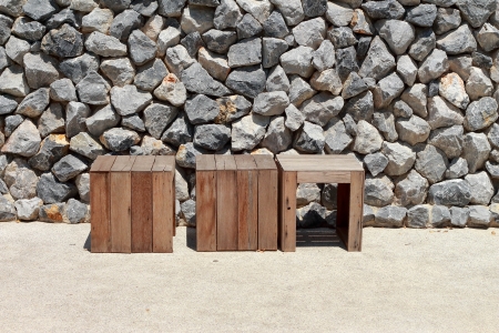 Bench in the parkの写真素材