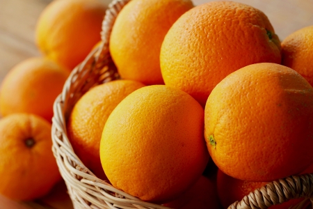 Orange basket.