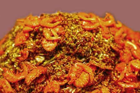 Dried shrimp chilli paste.