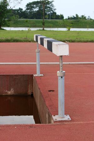 Sports equipment for the jump の写真素材