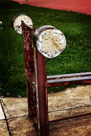 Vintage weightsの写真素材