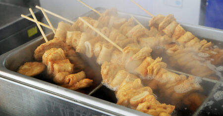 Oden at the marketの写真素材