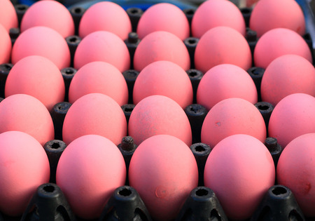 Preserved egg at the marketの写真素材