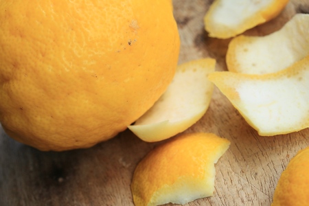 lemon peelの写真素材