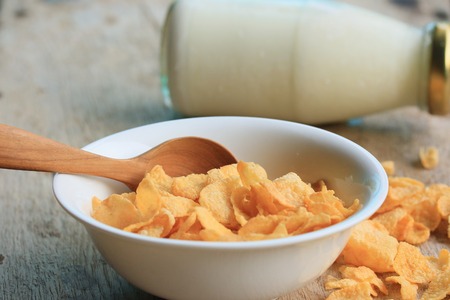 corn flake with milk