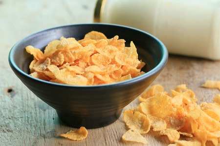 corn flake with milk