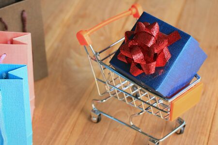 Shopping cartの写真素材