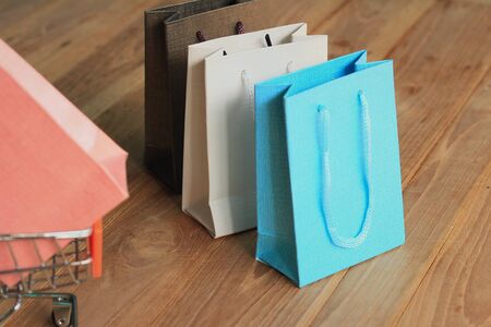Shopping cartの写真素材