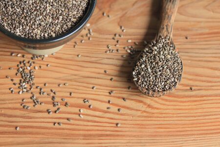 Chia seedsの写真素材