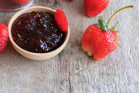 strawberry jamの写真素材