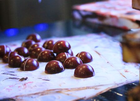 Making to chocolateの写真素材