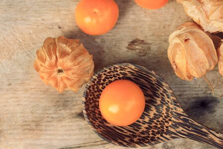 cape gooseberryの写真素材