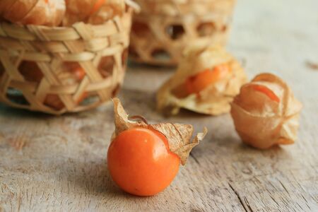 cape gooseberryの写真素材