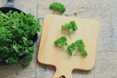 Parsley leaves