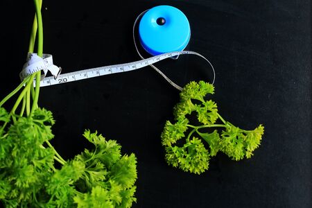 Parsley leavesの写真素材