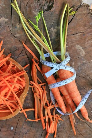 fresh carrotの写真素材