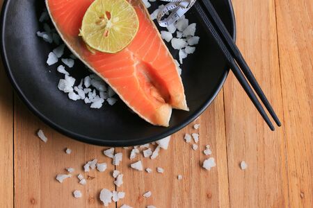 salmon fishの写真素材