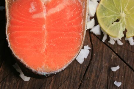 salmon fishの写真素材