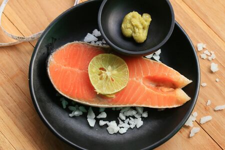 salmon fishの写真素材