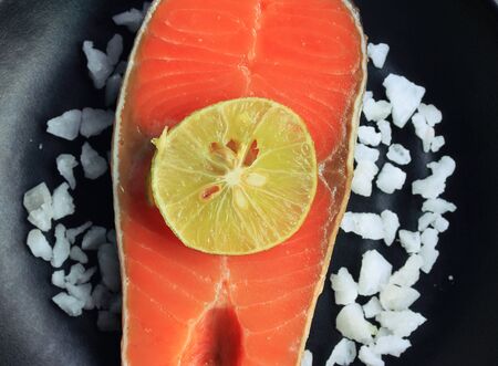 salmon fishの写真素材