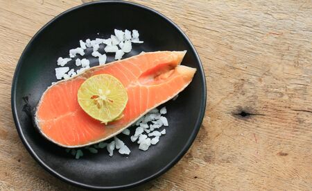 salmon fishの写真素材