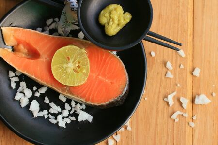 salmon fishの写真素材