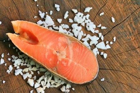 salmon fishの写真素材