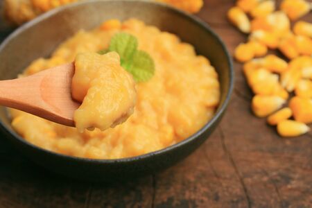 Corn soupの写真素材