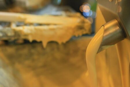 Making to sweet chocolateの写真素材