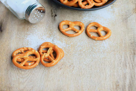 Salted pretzelsの写真素材