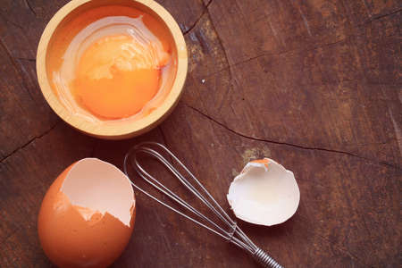 egg yolkの写真素材