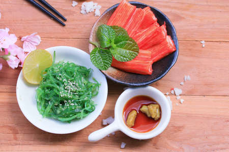 Crab stick japanese foodの写真素材