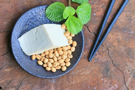 tofu and soy beans