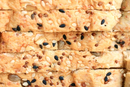 Whole wheat bread and sesame