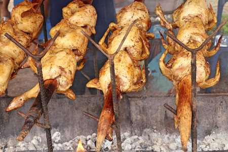 grilled chickenの写真素材