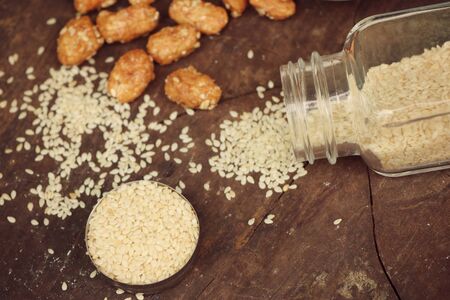 nut coated with sugar seasame