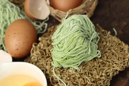 dried instant with noodlesの写真素材