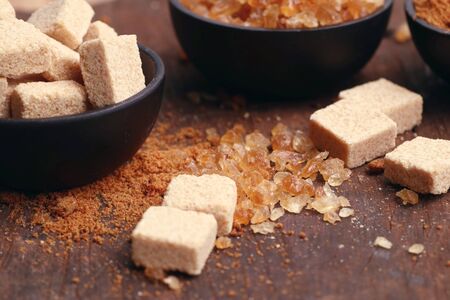 different kind of sugarの写真素材