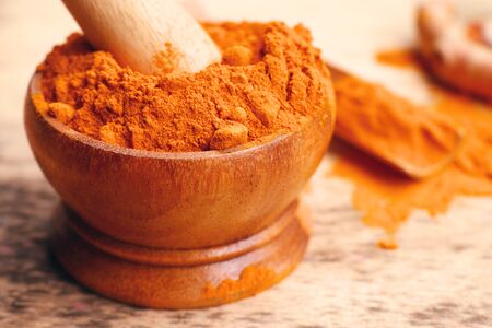 Turmeric powderの写真素材