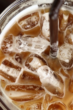 iced coffeeの写真素材