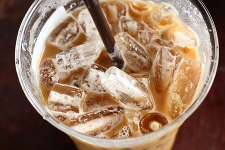 iced coffeeの写真素材