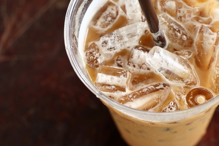 iced coffeeの写真素材