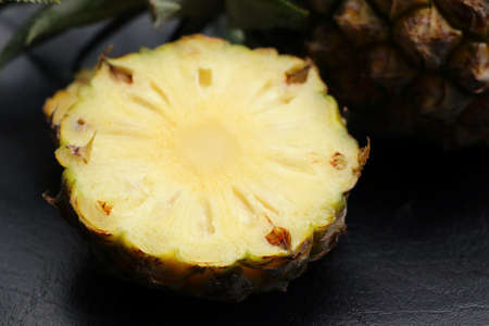 fresh slice of pineapple
